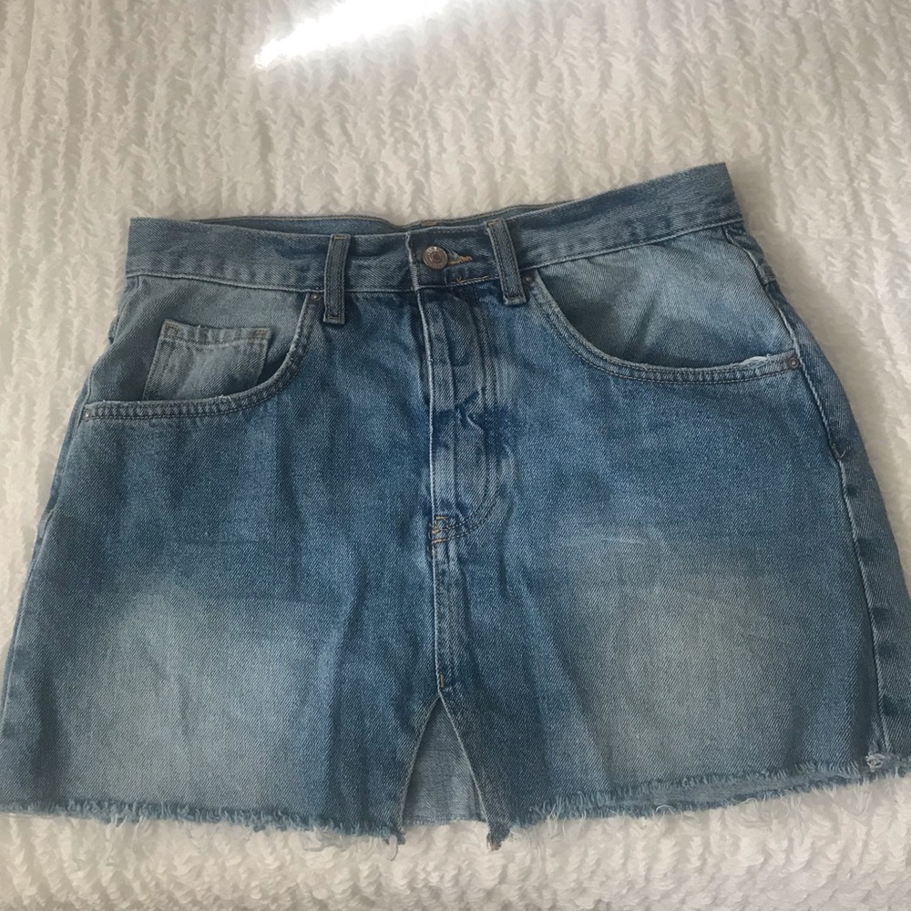 Denim jean skirt forever 21